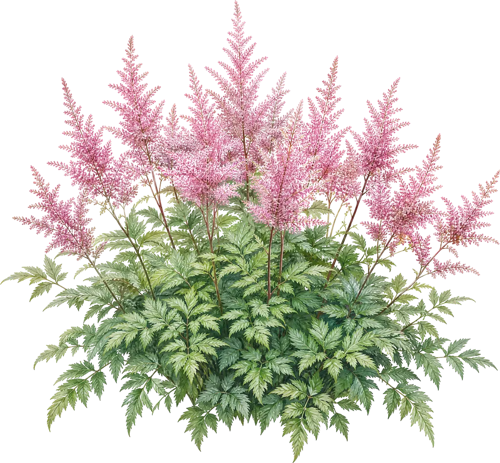 Chinese astilbe (Astilbe chinensis)