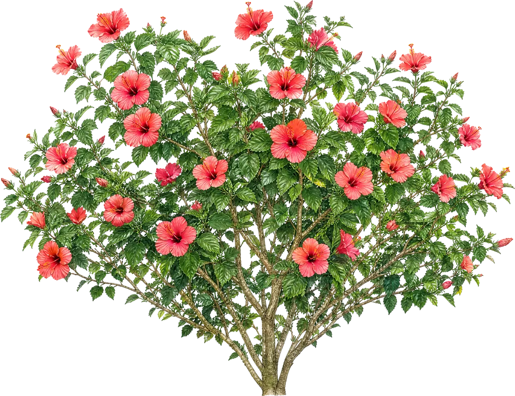 Hibiscus de Chine (Hibiscus rosa-sinensis)