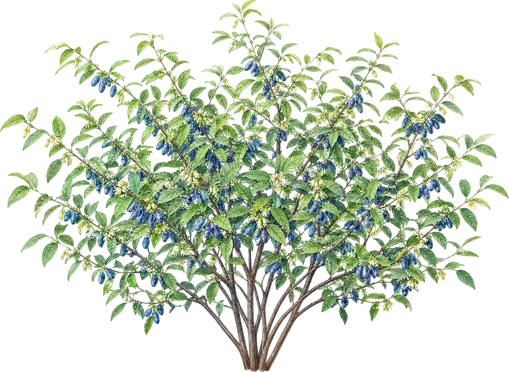 Mavi hanımeli (Lonicera caerulea)