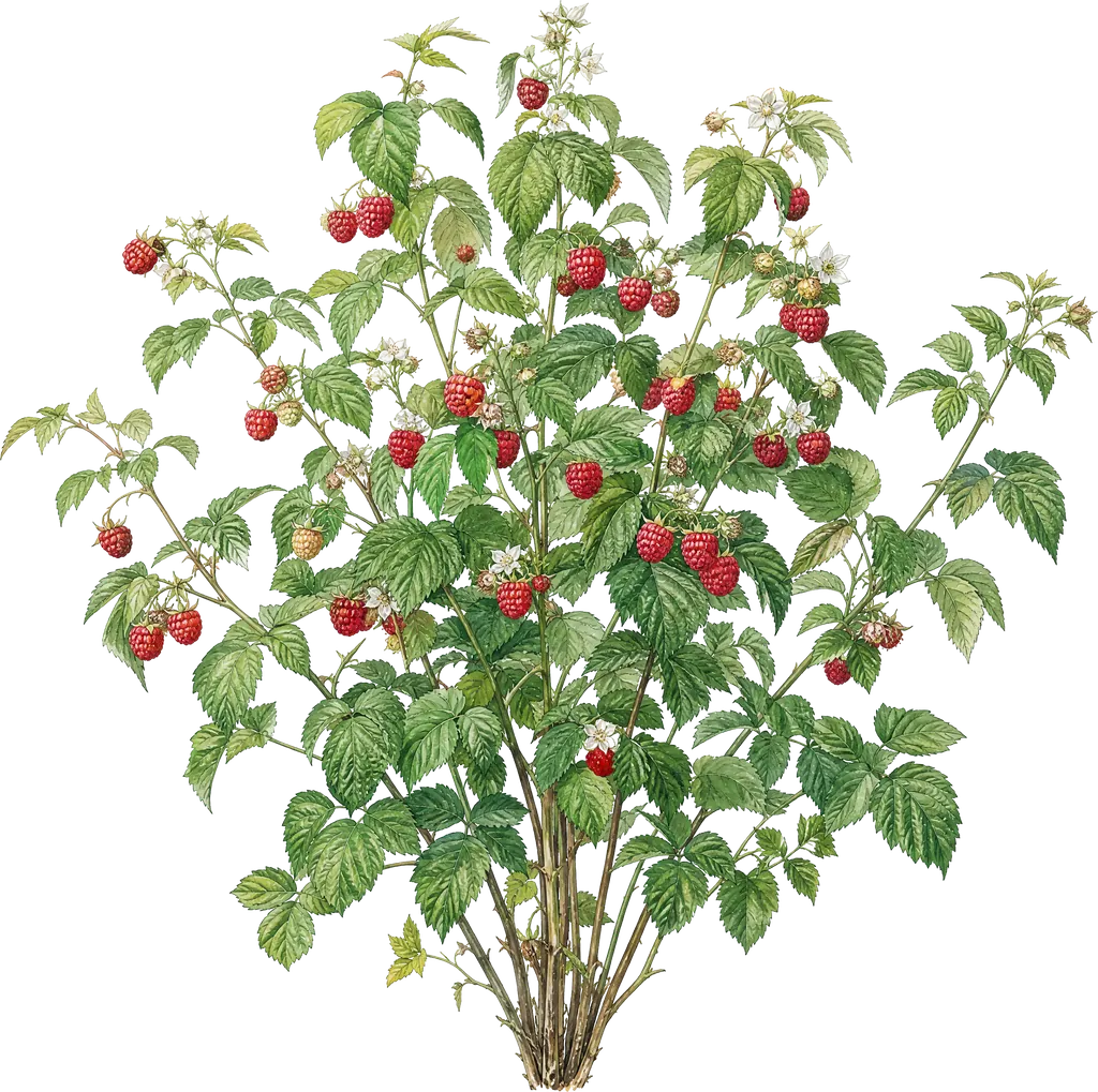 توت العليق (Rubus idaeus)