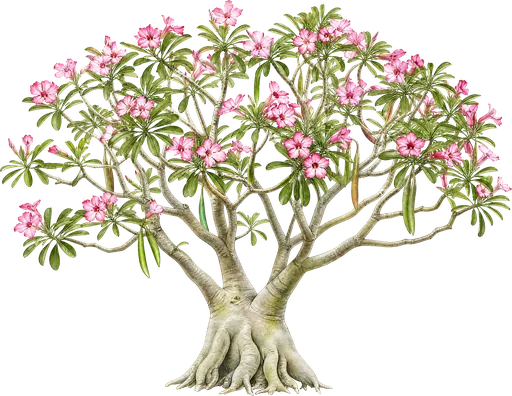 Rosa del desierto (Adenium obesum)