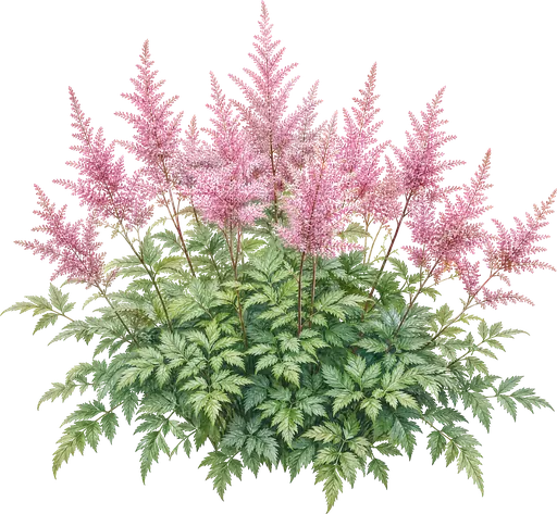 Astilbe china (Astilbe chinensis)