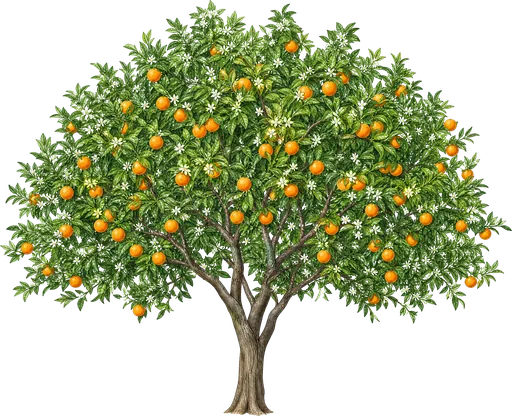 Naranjo dulce (Citrus sinensis)