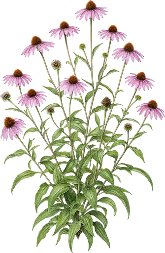 Equinácea púrpura (Echinacea purpurea)