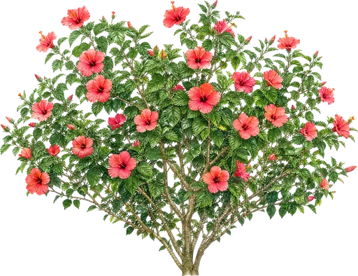 Hibisco chino (Hibiscus rosa-sinensis)