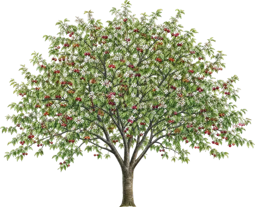 Cerezo ácido (Prunus cerasus)