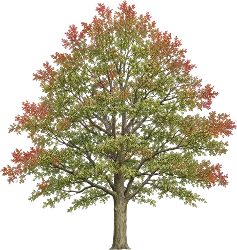 Roble rojo americano (Quercus rubra)