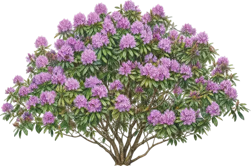 Rododendro Catawba (Rhododendron catawbiense)