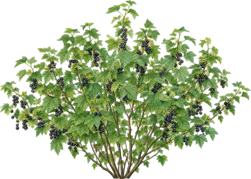 Grosellero negro (Ribes nigrum)