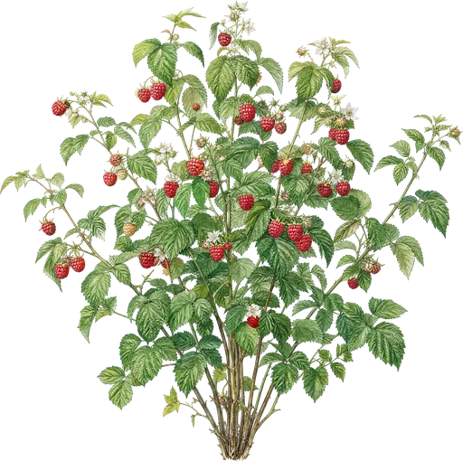 Frambueso (Rubus idaeus)
