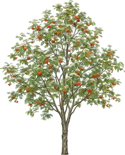 Serbal de los cazadores (Sorbus aucuparia)