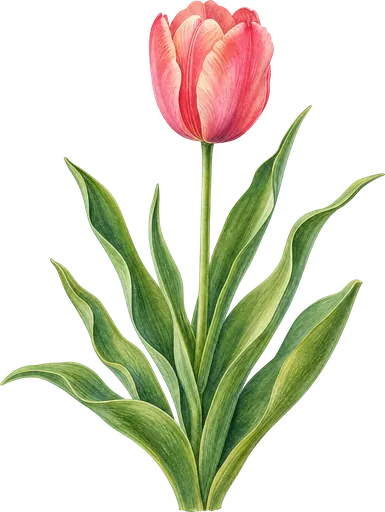 Tulipán de jardín (Tulipa gesneriana)